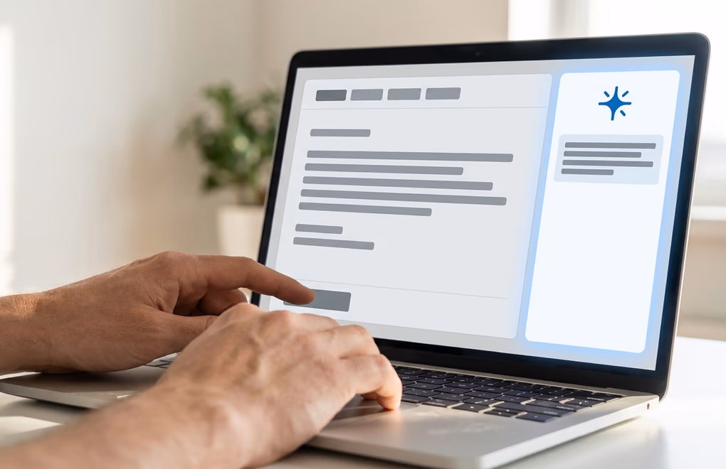 An AI agent drafting a personalized message from a prospect's recent activity