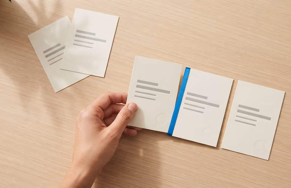 A shortlist of professional certificates chosen for a profile
