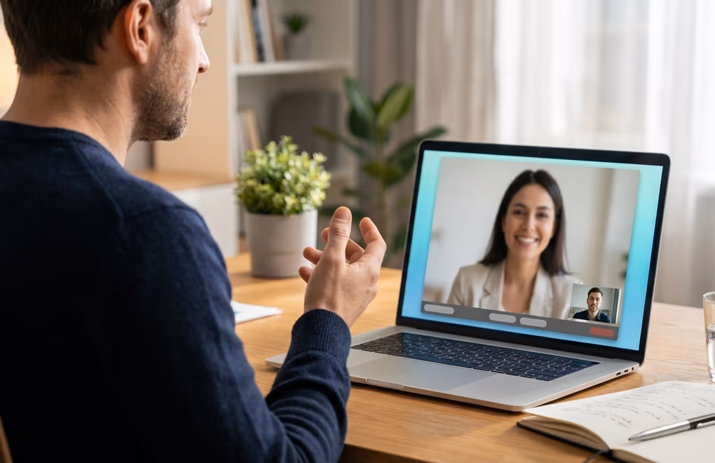 A video call turning a LinkedIn reply into a paying client