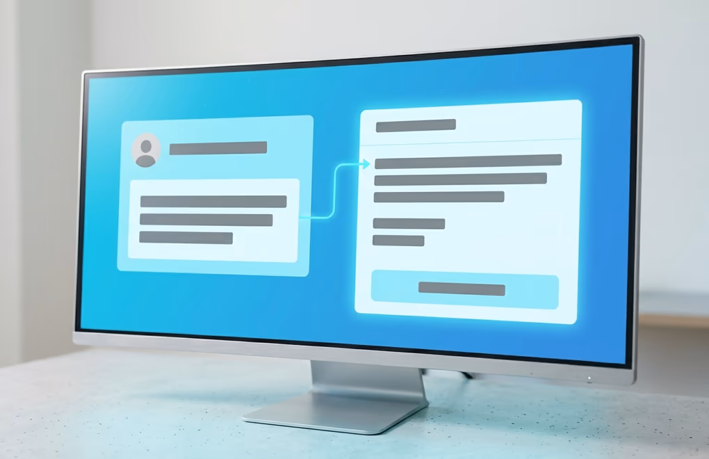 A LinkedGrow-style dashboard drafting a personalized message tied to a prospect's post