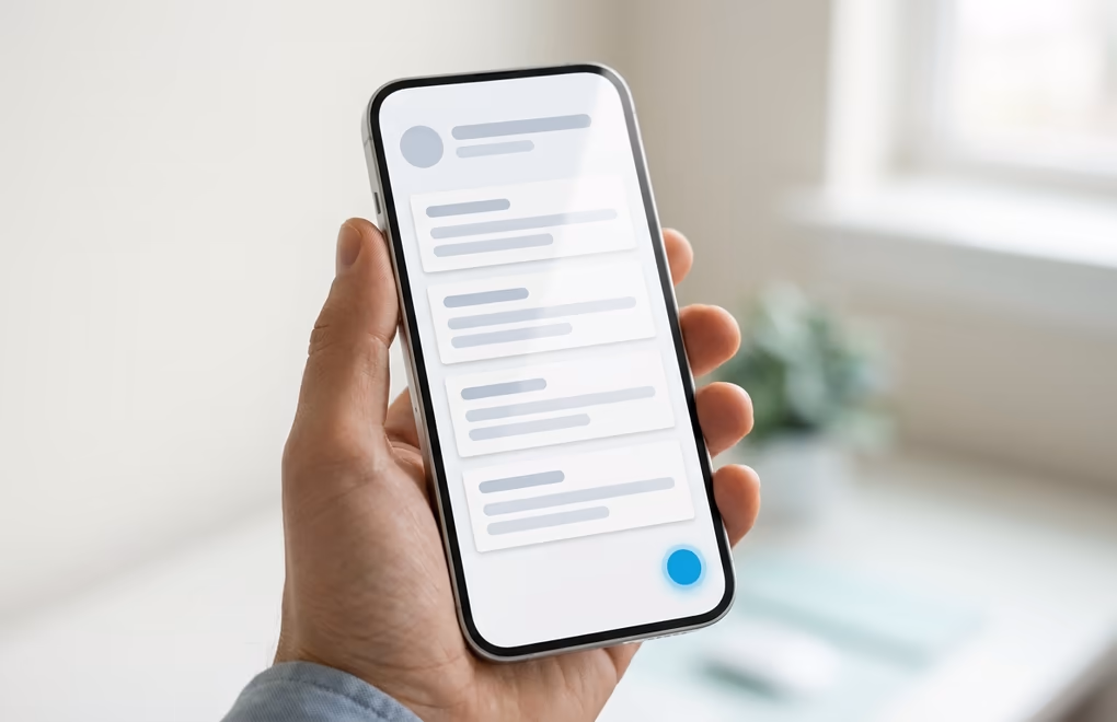 Short skimmable paragraphs in a LinkedIn post draft