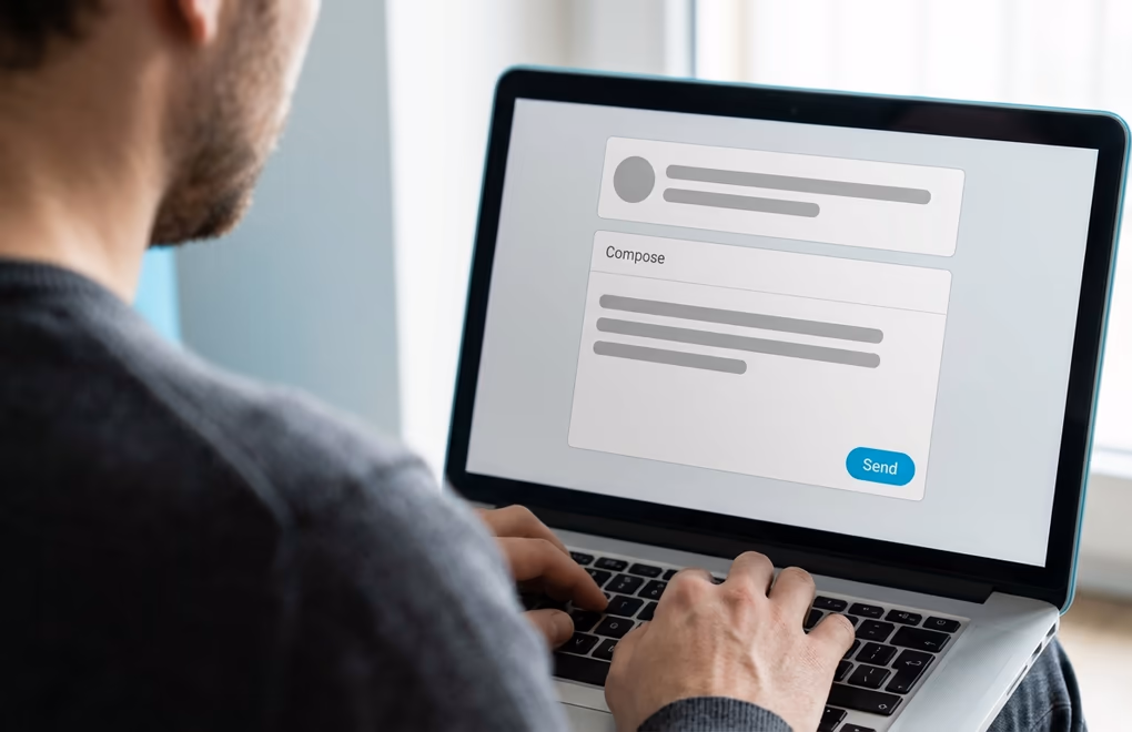 A short personalized LinkedIn message draft referencing a prospect's recent post