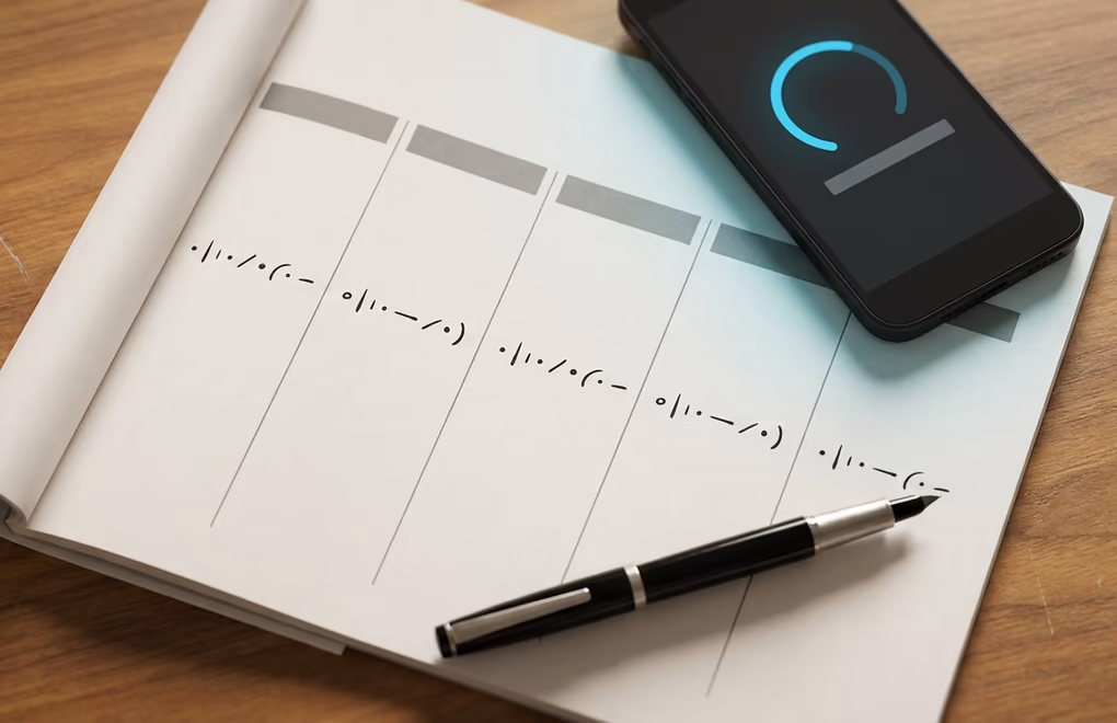 A weekly planner showing outreach spread evenly across working days within a safe limit