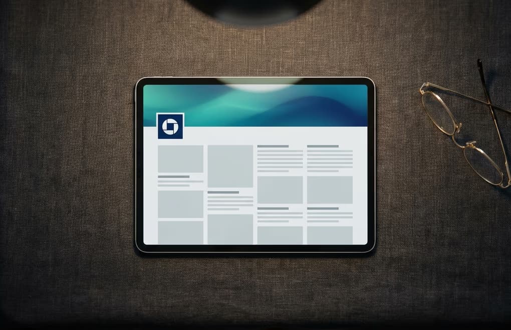 LinkedIn company page logo and cover image layout
