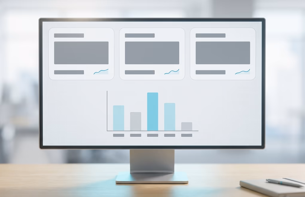 A simple prospecting dashboard showing reply rate, meetings booked, and cost per lead by source