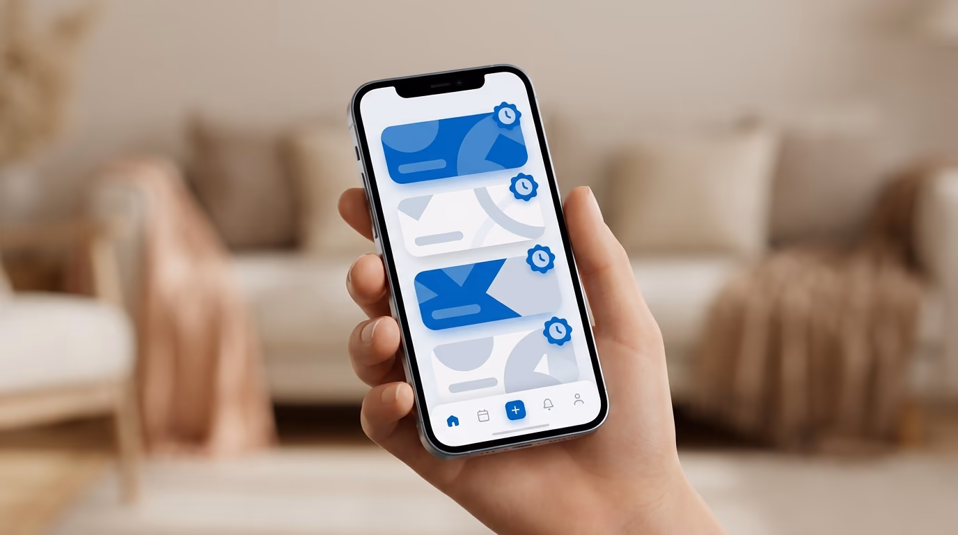 Finding scheduled posts on LinkedIn mobile app